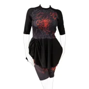 مایو شنا زنانه اسلامی دامن دار مدل kj 256